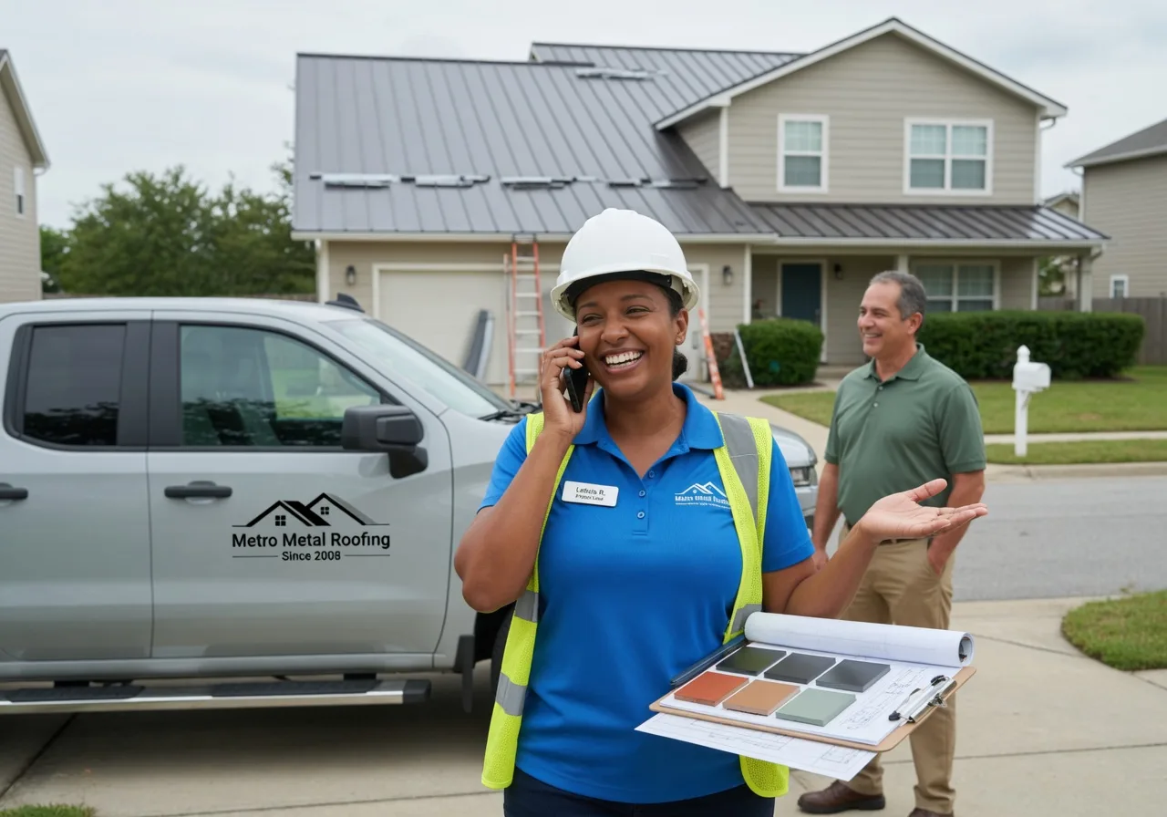 Storm Damage Metal Roof Repair in Yarmouth, IA